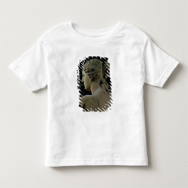 Camiseta Infantil Vênus de Milo, detalhe da parte traseira da (Frente)