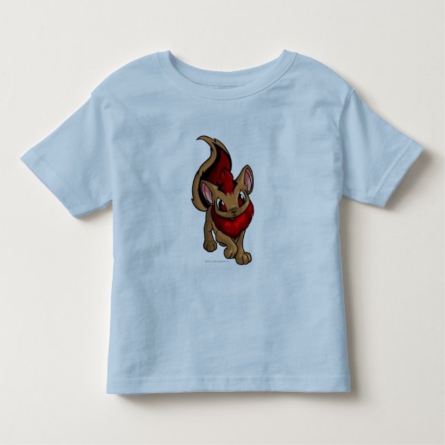 Camiseta Infantil Vermelho de Xweetok (Frente)