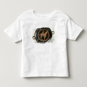 Camiseta Infantil Vermelho-figura descrição do sótão do copo