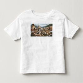 Camiseta Infantil Versão 1 da Mãe Malamute