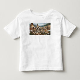 Camiseta Infantil Versão 2 da Mãe Malamute  