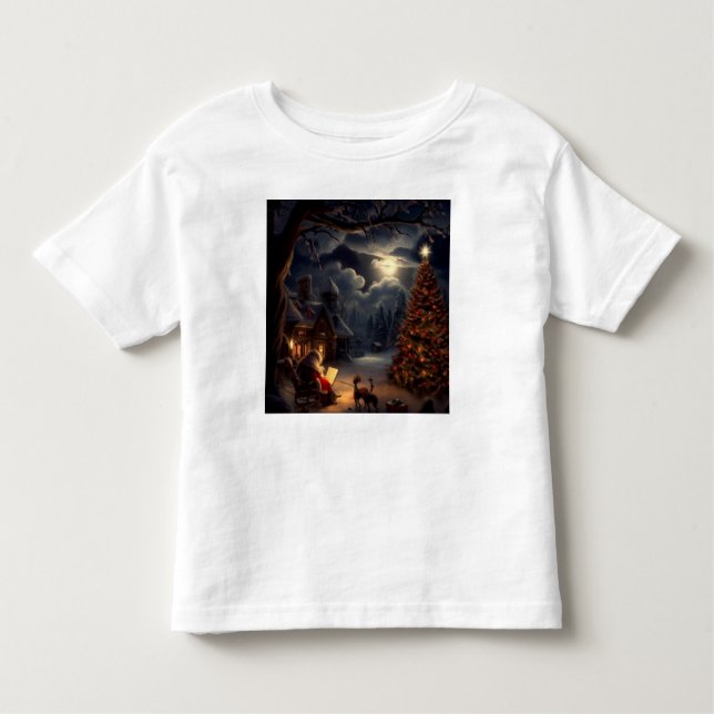 Camiseta Infantil Véspera de Natal 2 (Frente)
