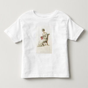 Camiseta Infantil Vestido de casamento, placa de moda do Repo de Ack