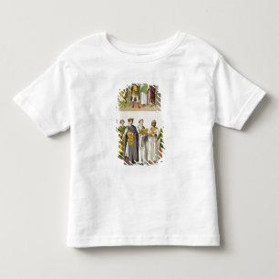 Camiseta Infantil Vestido na corte bizantina