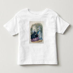 Camiseta Infantil Vestido para mulheres, 1863 da tarde