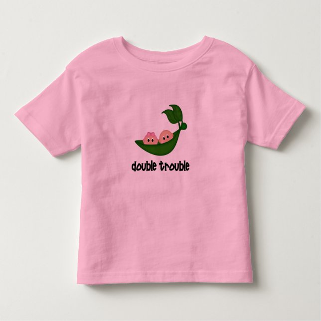 Camiseta Infantil Vestuário de Twin Boy/Girl (Frente)