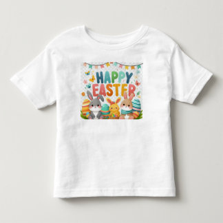 Camiseta Infantil Vestuário para felzs pascoa