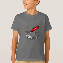 Camiseta infantil viagem de carro zoom boom