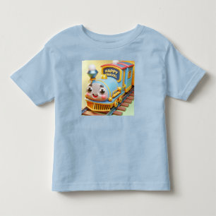 Camiseta Infantil Viagem de trem por Natasha Us