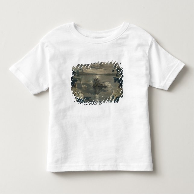 Camiseta Infantil Viagem do mar do Arion, 1809 (Frente)