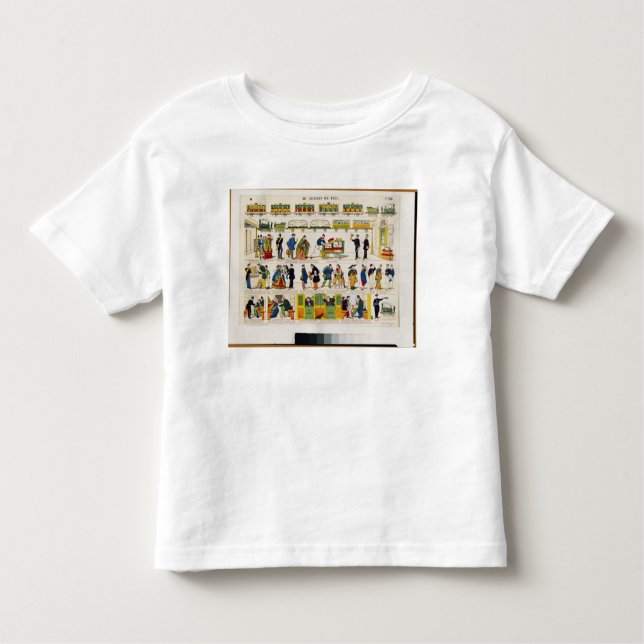 Camiseta Infantil Viagem do trilho, c.1850 (Frente)