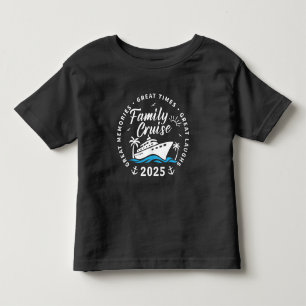 Camiseta Infantil Viagem em Cruzeiro de Família Personalizada Corres