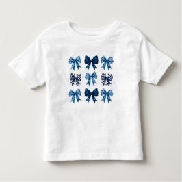 Camiseta Infantil Vibes de pré-disquete de arcos azuis