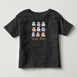 Camiseta Infantil Vibrações Assustadoras Dia das Bruxas Kids