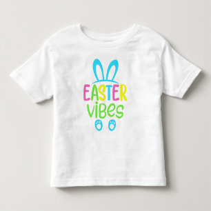 Camiseta Infantil Vibrações de Páscoa Pastel