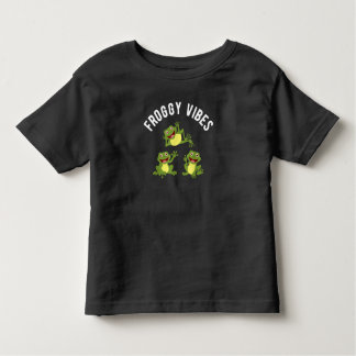 CAMISETA INFANTIL VÍBULOS FROGOS AMANTES DO SAPO ENGRAÇADOS CRIANÇAS