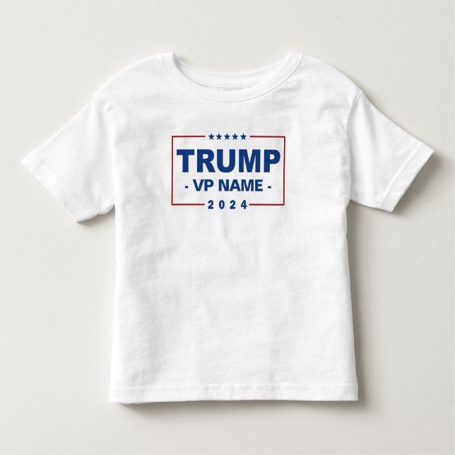 Camiseta Infantil Vice-presidente da Trump Personalizada 2024 (Frente)