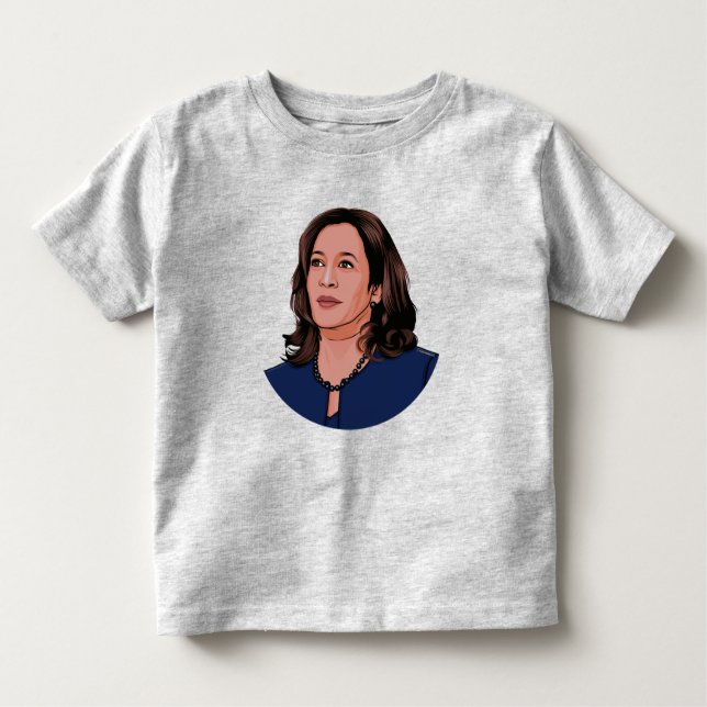 Camiseta Infantil Vice-Presidente Kamala Harris (Frente)