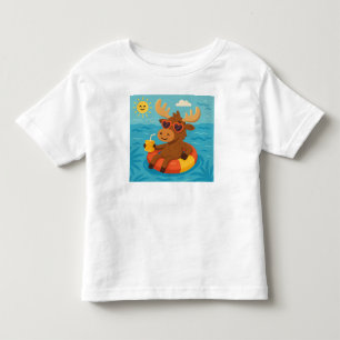 Camiseta Infantil Viciado em Vitamina no Mar - Chill Ocean Vibes Tee