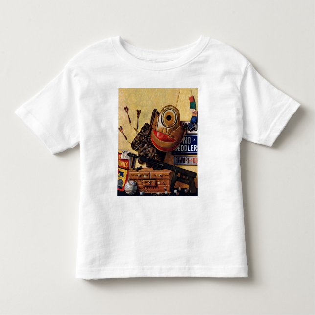 Camiseta Infantil Vida Contínua dos Brinquedos para Meninos (Frente)