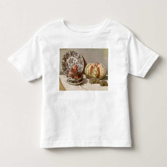 Camiseta Infantil Vida de Claude Monet | ainda, 1872 (Frente)