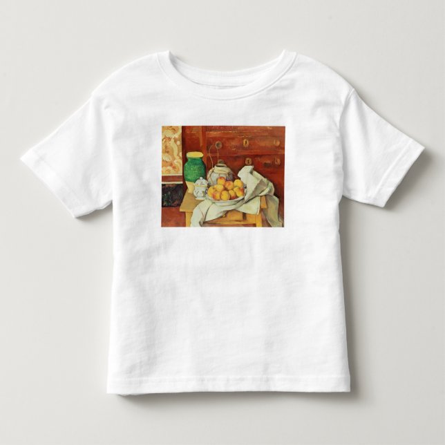Camiseta Infantil Vida de Paul Cezanne | ainda com uma caixa de (Frente)