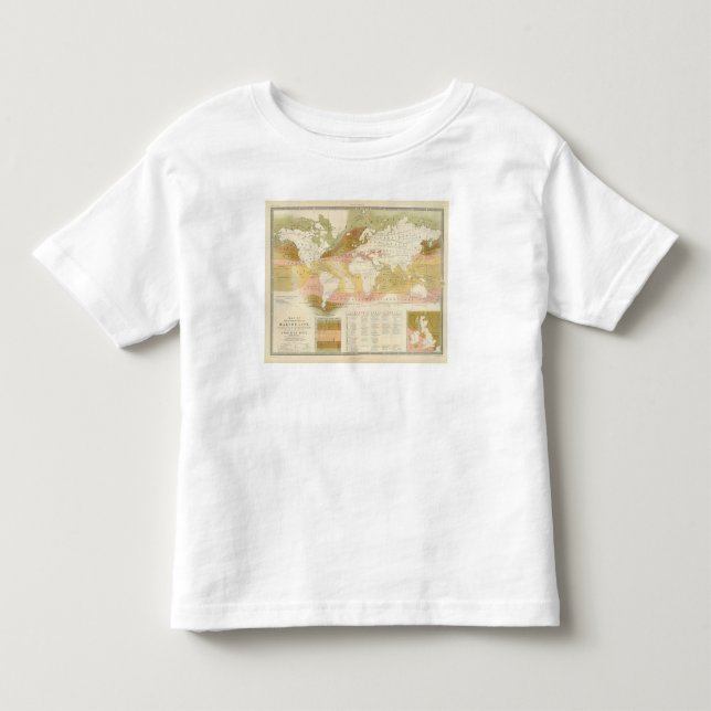 Camiseta Infantil Vida marinha (Frente)