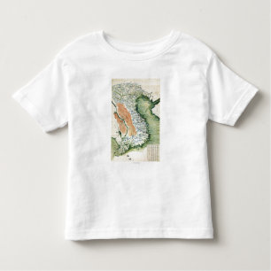Camiseta Infantil VietnamPanoramic MapVietnam