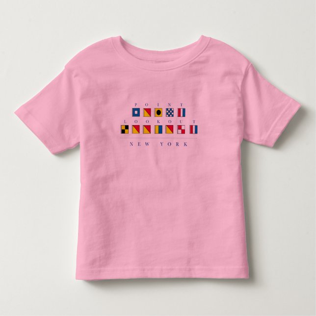 Camiseta Infantil Vigia do ponto, t-shirt da criança de NY 11569 (Frente)