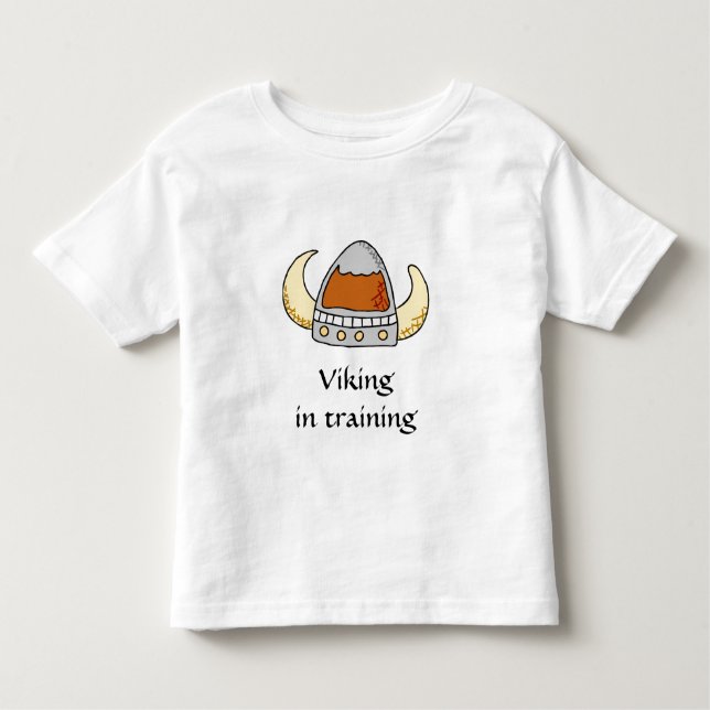 Camiseta Infantil "Viking no treinamento…" T-shirt (criança) (Frente)