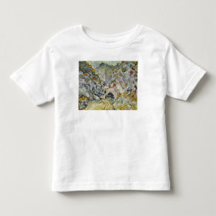 Camiseta Infantil Vincent van Gogh   a ravina do Peyroulets