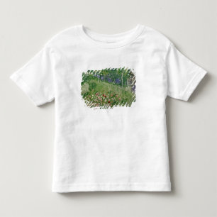 Camiseta Infantil Vincent van Gogh jardim de Daubigny, 1890