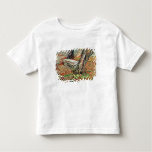 Camiseta Infantil Vincent van Gogh   o banco no Santo-Remy