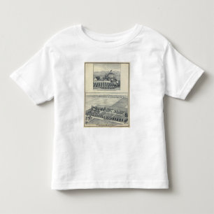 Camiseta Infantil Vinhedo da fileira da conversão, Fresno