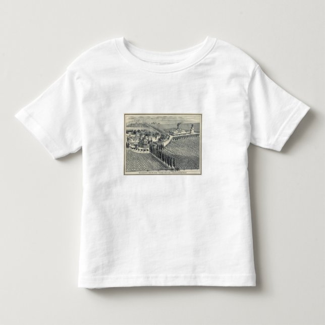 Camiseta Infantil Vinhedo de Eggers, Fresno (Frente)