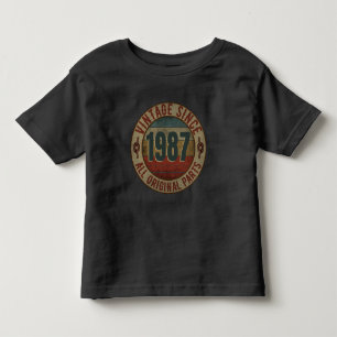 CAMISETA INFANTIL VINTAGE DESDE 1987 TODAS AS PEÇAS ORIGINAIS.