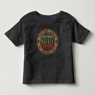 CAMISETA INFANTIL VINTAGE DESDE 2010 TODAS AS PEÇAS ORIGINAIS.