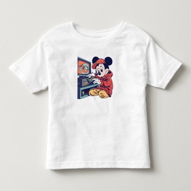 Camiseta Infantil Vintage Mickey (Frente)