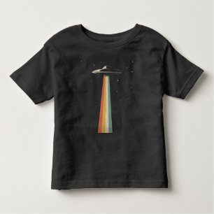 Camiseta Infantil Vintage OFO - Alienígena de Rapto - Navio