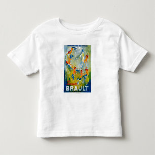 Camiseta Infantil Vintage PosterEurope de Limonade Brault
