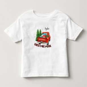 Camiseta Infantil Vintage Red Truck, Filme de Natal