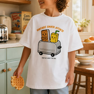 Camiseta infantil Vintage Snack Attack