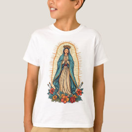 Camiseta Infantil Virgem de Guadalupe