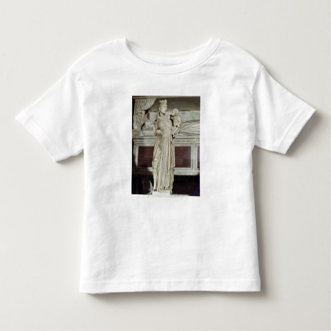 Camiseta Infantil Virgin e criança (Frente)
