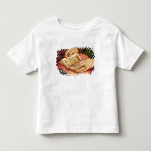 Camiseta Infantil Virgin e criança com santos