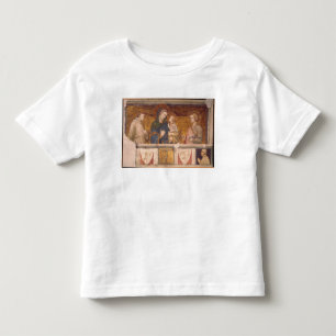 Camiseta Infantil Virgin e criança com St Francis e St John