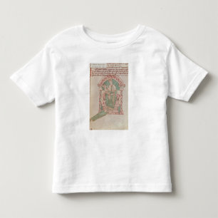 Camiseta Infantil Virgin e criança com St Gregory o excelente