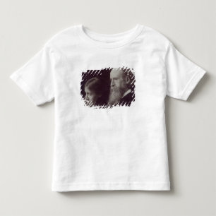 Camiseta Infantil Virginia Woolf e seu pai Sir Leslie