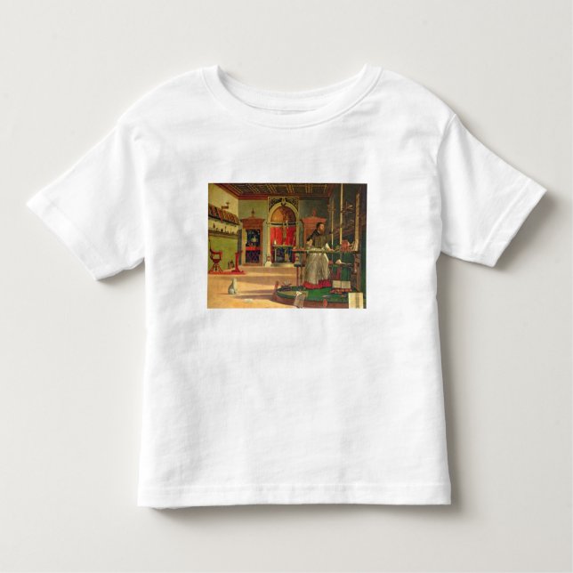 Camiseta Infantil Visão das Ruas. Augustine, 1502-08 (óleo na canvas (Frente)
