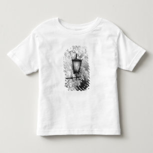 Camiseta Infantil Visão em preto e branco de luminária